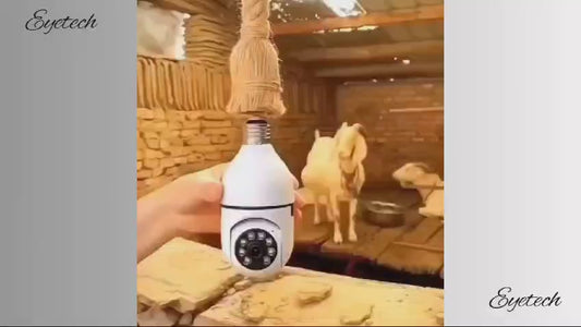 Bulb Fitted CCTV WiFi Camera